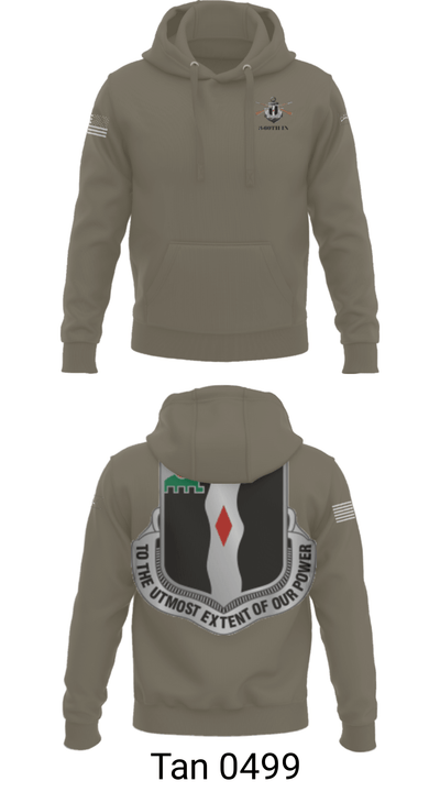 3rd Battalion 60th infantry Regiment River Raiders 94205182 Hoodie - 40