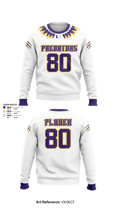 San Antonio Predators 52291735 Crew Neck Sweatshirt - 1