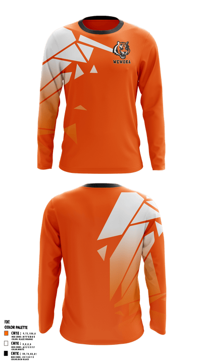 Wewoka High School 59931016 Long Sleeve Performance Shirt - 1