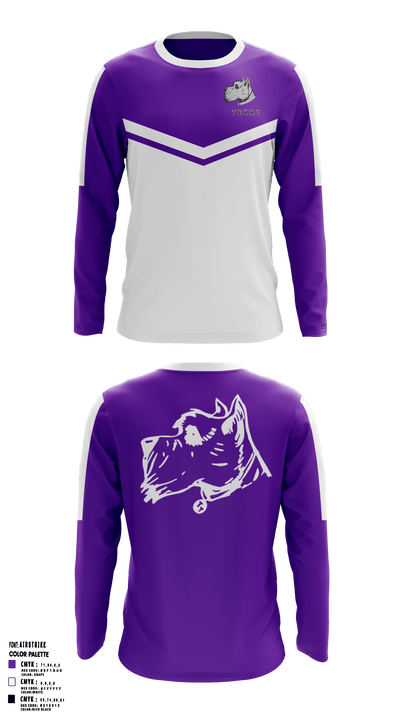 Terry High School 33908457 Long Sleeve Performance Shirt - 1