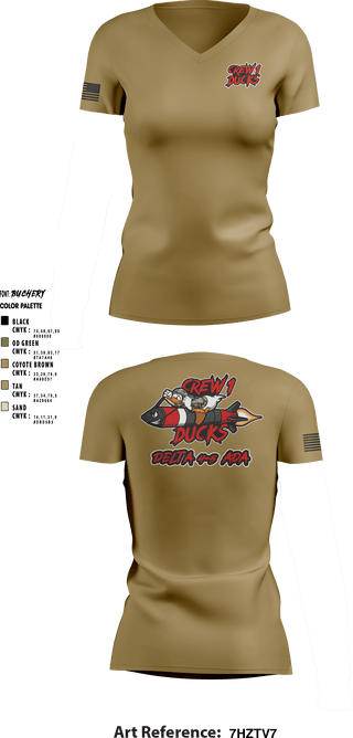 Women's Short Sleeve Vneck Shirt, , Army, Teamtime, Team time, sublimation, custom sports apparel, team uniforms, spirit wear, spiritwear, sports uniforms, custom shirts, team store, custom team store, fundraiser sports, apparel fundraiser