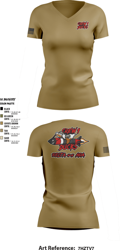 Delta 4-5 58559779 Women's Short Sleeve V-neck Shirt - 8
