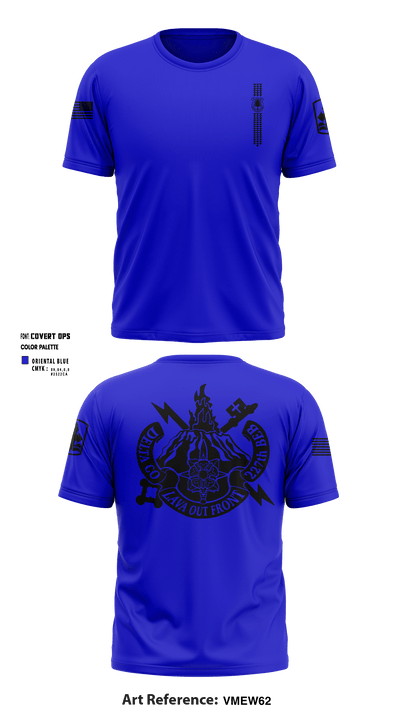 Company D (MI) 227 BEB, HIARNG 54401127 Short Sleeve Performance Shirt - 5 (1)