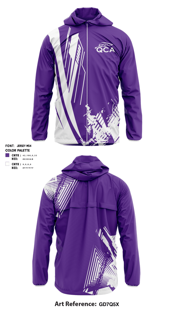 Windbreaker, QCA, Women's Volleyball, Teamtime, Team time, sublimation, custom sports apparel, team uniforms, spirit wear, spiritwear, sports uniforms, custom shirts, team store, custom team store, fundraiser sports, apparel fundraiser