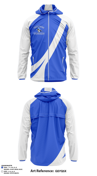 Oak Ridge R-6 High School 85998185 Windbreaker - 4