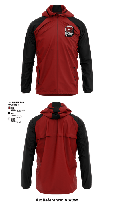 Swink High School 11493254 Windbreaker - 1