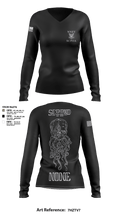 NNSY SCPOA 35943030 Women's Long Sleeve V-neck Shirt - 3