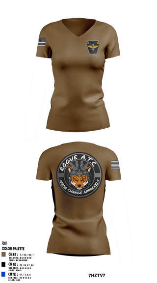 Women's Short Sleeve Vneck Shirt, , National Guard, Teamtime, Team time, sublimation, custom sports apparel, team uniforms, spirit wear, spiritwear, sports uniforms, custom shirts, team store, custom team store, fundraiser sports, apparel fundraiser