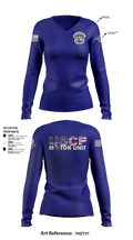 MOTOR UNIT 1828 8601121 Women's Long Sleeve V-neck Shirt - 6
