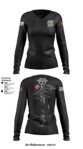 American Gamer 48136507 Women's Long Sleeve V-neck Shirt - 1