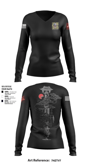 Women's Long Sleeve Vneck Shirt, American Gamer, Army, Teamtime, Team time, sublimation, custom sports apparel, team uniforms, spirit wear, spiritwear, sports uniforms, custom shirts, team store, custom team store, fundraiser sports, apparel fundraiser