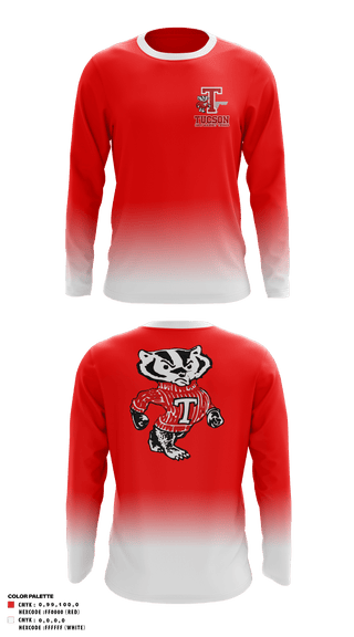 Long Sleeve Performance Shirt, Tucson High Magnet School Tennis, Tennis, Teamtime, Team time, sublimation, custom sports apparel, team uniforms, spirit wear, spiritwear, sports uniforms, custom shirts, team store, custom team store, fundraiser sports, apparel fundraiser