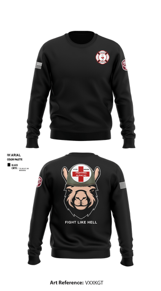 Crew Neck Sweatshirt, WBAMCAlpha Company, WBAMC, Softball, Teamtime, Team time, sublimation, custom sports apparel, team uniforms, spirit wear, spiritwear, sports uniforms, custom shirts, team store, custom team store, fundraiser sports, apparel fundraiser