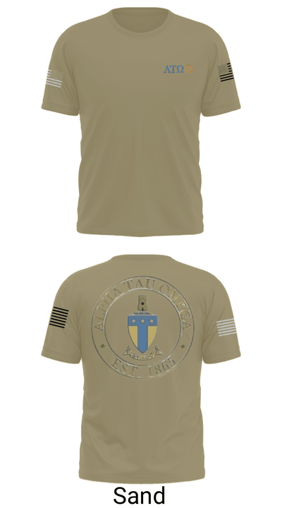 Alpha tau omega 13978361 Short Sleeve Performance Shirt - 46