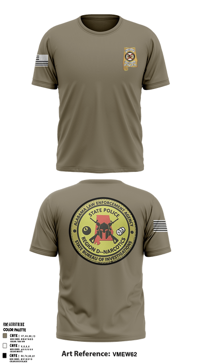 Region D Narcotics 80594861 Short Sleeve Performance Shirt - 1