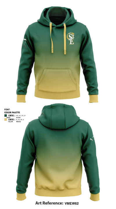 Saint Edward High School Volleyball 35540065 Hoodie - 1