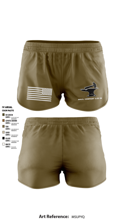 Anvil company, 2-22 Infantry 69124042 Ranger Panties - 3