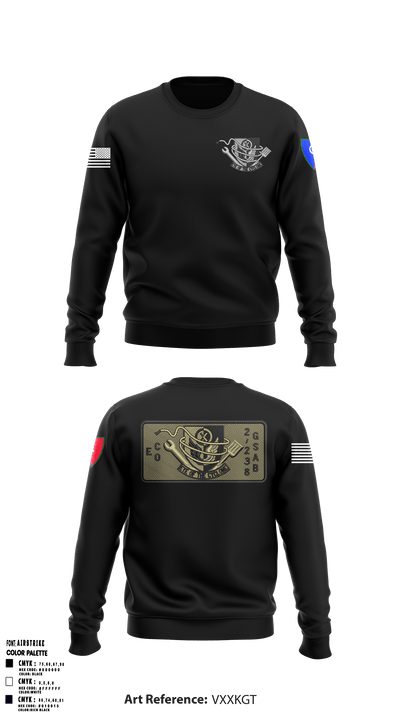 1438th CTC 15112391 Crew Neck Sweatshirt - 5