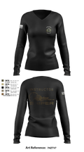 Sniper 2 79628389 Women's Long Sleeve V-neck Shirt - 6