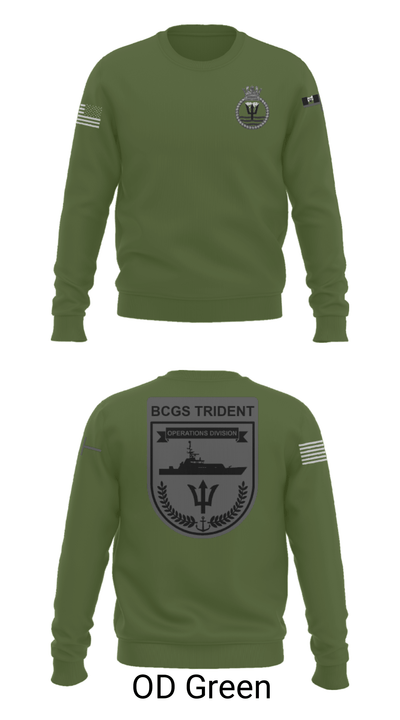 BCGS TRIDENT 3686693 Crew Neck Sweatshirt - 16