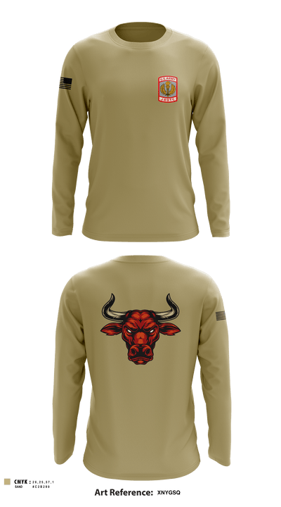 Bravo Bulls 3714911 Long Sleeve Performance Shirt - 2