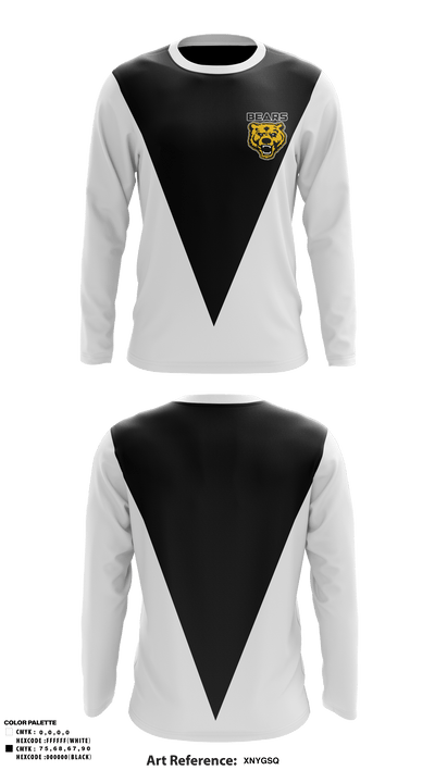 Bears 19836776 Long Sleeve Performance Shirt - 1