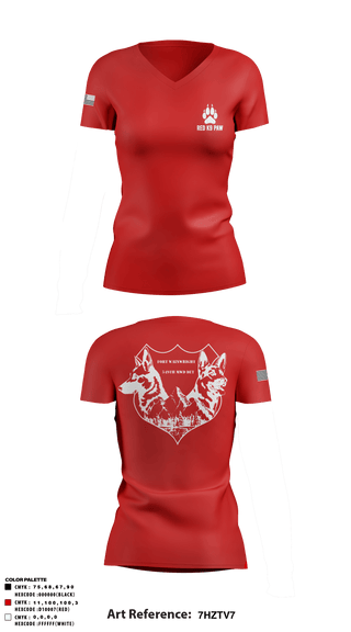 Women's Short Sleeve Vneck Shirt, , Army, Teamtime, Team time, sublimation, custom sports apparel, team uniforms, spirit wear, spiritwear, sports uniforms, custom shirts, team store, custom team store, fundraiser sports, apparel fundraiser