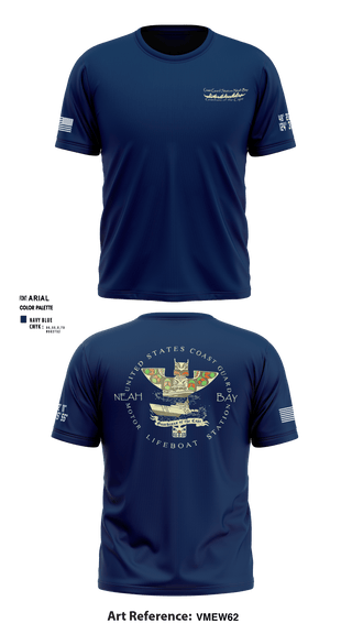 Short Sleeve Performance Shirt, USCG STATION NEAH BAY, Coast Guard, Teamtime, Team time, sublimation, custom sports apparel, team uniforms, spirit wear, spiritwear, sports uniforms, custom shirts, team store, custom team store, fundraiser sports, apparel fundraiser