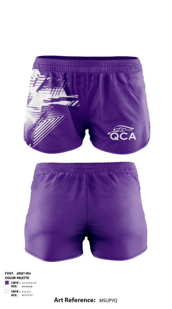 Women's Shorts, QCA, Women's Volleyball, Teamtime, Team time, sublimation, custom sports apparel, team uniforms, spirit wear, spiritwear, sports uniforms, custom shirts, team store, custom team store, fundraiser sports, apparel fundraiser