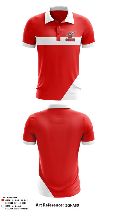 Cobre High School 11703471 Short Sleeve Performance Polo - 1
