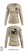 Desert Dustoff 78668049 Women's Long Sleeve V-neck Shirt - 1