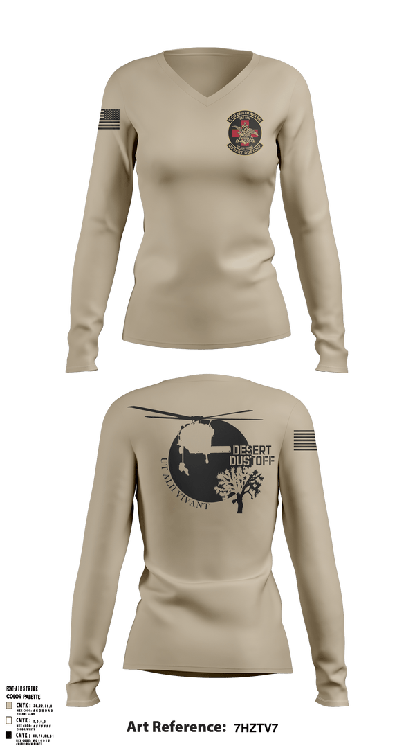 Women's Long Sleeve Vneck Shirt, , Army, Teamtime, Team time, sublimation, custom sports apparel, team uniforms, spirit wear, spiritwear, sports uniforms, custom shirts, team store, custom team store, fundraiser sports, apparel fundraiser