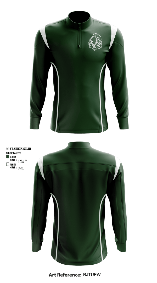 Quarter Zip Jacket, Dartmouth High School, Spirit Store, Teamtime, Team time, sublimation, custom sports apparel, team uniforms, spirit wear, spiritwear, sports uniforms, custom shirts, team store, custom team store, fundraiser sports, apparel fundraiser