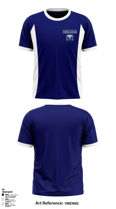 Mammoth Spring High School 96477441 Short Sleeve Performance Shirt - 1