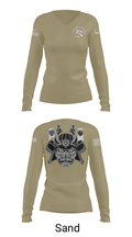 C Co, 304th MI BN 1592954 Women's Long Sleeve V-neck Shirt - 42