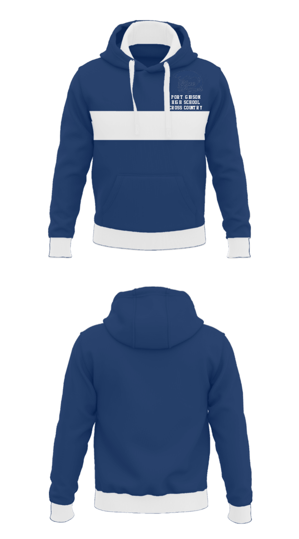 Hoodie, Port Gibson High School Cross Country, Cross Country, Teamtime, Team time, sublimation, custom sports apparel, team uniforms, spirit wear, spiritwear, sports uniforms, custom shirts, team store, custom team store, fundraiser sports, apparel fundraiser