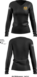 Detachment Republica Moldova 57338540 Women's Long Sleeve V-neck Shirt - 5