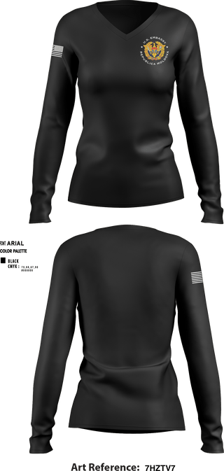 Women's Long Sleeve Vneck Shirt, , , Teamtime, Team time, sublimation, custom sports apparel, team uniforms, spirit wear, spiritwear, sports uniforms, custom shirts, team store, custom team store, fundraiser sports, apparel fundraiser