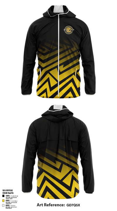 Sigourney Senior High School Basketball 72122211 Windbreaker - 1