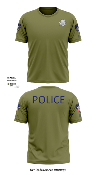 Short Sleeve Performance Shirt, Willits Little Lake JRTF, Police, Teamtime, Team time, sublimation, custom sports apparel, team uniforms, spirit wear, spiritwear, sports uniforms, custom shirts, team store, custom team store, fundraiser sports, apparel fundraiser