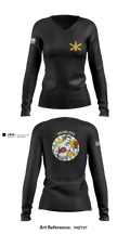 Bravo 3-2 ADA 14430873 Women's Long Sleeve V-neck Shirt - 4