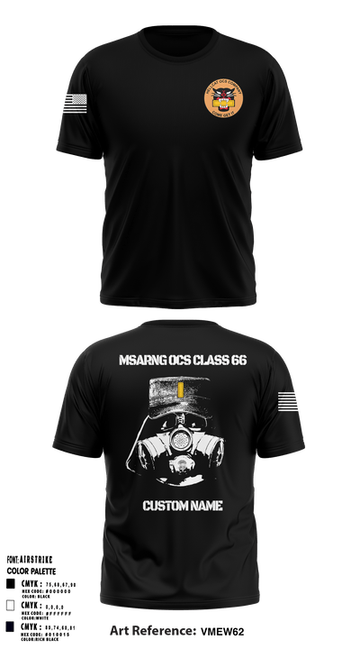 MSARNG OCS Class 66 93679555 Short Sleeve Performance Shirt - 52
