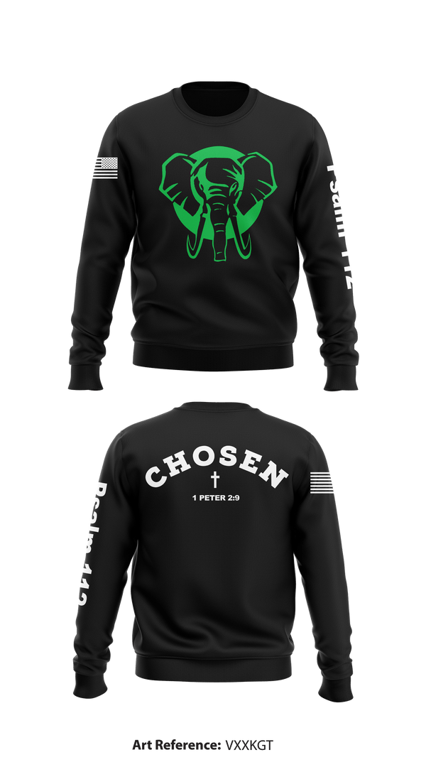 Crew Neck Sweatshirt, Elephant, , Teamtime, Team time, sublimation, custom sports apparel, team uniforms, spirit wear, spiritwear, sports uniforms, custom shirts, team store, custom team store, fundraiser sports, apparel fundraiser
