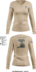 1-293 96083588 Women's Long Sleeve V-neck Shirt - 2