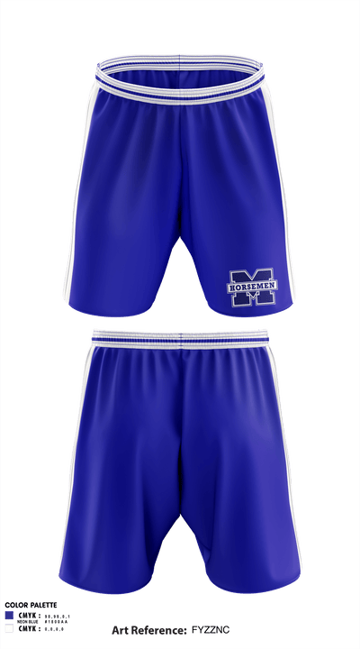 Saint Michael'S Senior High School Cheer 60314611 Athletic Shorts With Pockets - 1
