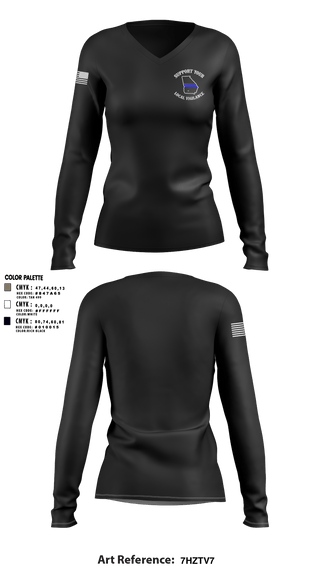 Women's Long Sleeve Vneck Shirt, Vigilance LEMC Nomads, , Teamtime, Team time, sublimation, custom sports apparel, team uniforms, spirit wear, spiritwear, sports uniforms, custom shirts, team store, custom team store, fundraiser sports, apparel fundraiser