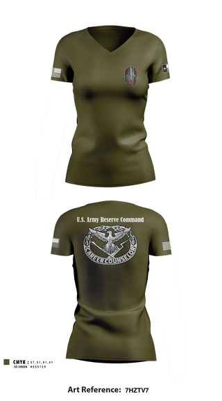 Women's Short Sleeve Vneck Shirt, , Army, Teamtime, Team time, sublimation, custom sports apparel, team uniforms, spirit wear, spiritwear, sports uniforms, custom shirts, team store, custom team store, fundraiser sports, apparel fundraiser