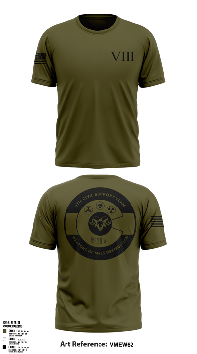 8th WMD-Civil Support Team 4584210 Short Sleeve Performance Shirt - 2