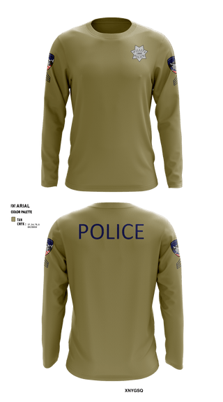 Long Sleeve Performance Shirt, Willits Little Lake JRTF, Police, Teamtime, Team time, sublimation, custom sports apparel, team uniforms, spirit wear, spiritwear, sports uniforms, custom shirts, team store, custom team store, fundraiser sports, apparel fundraiser