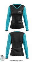 Film Star Cinema 4672956 Women's Long Sleeve V-neck Shirt - 1